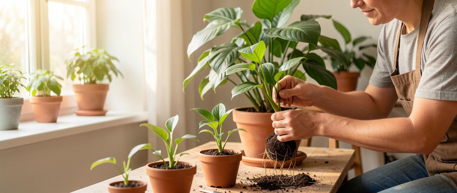 Het vermeerderen van een plant