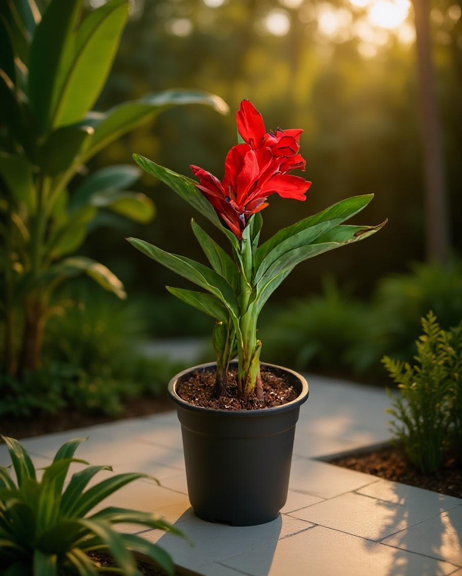 Canna indica - Tropische Blumenpflanze