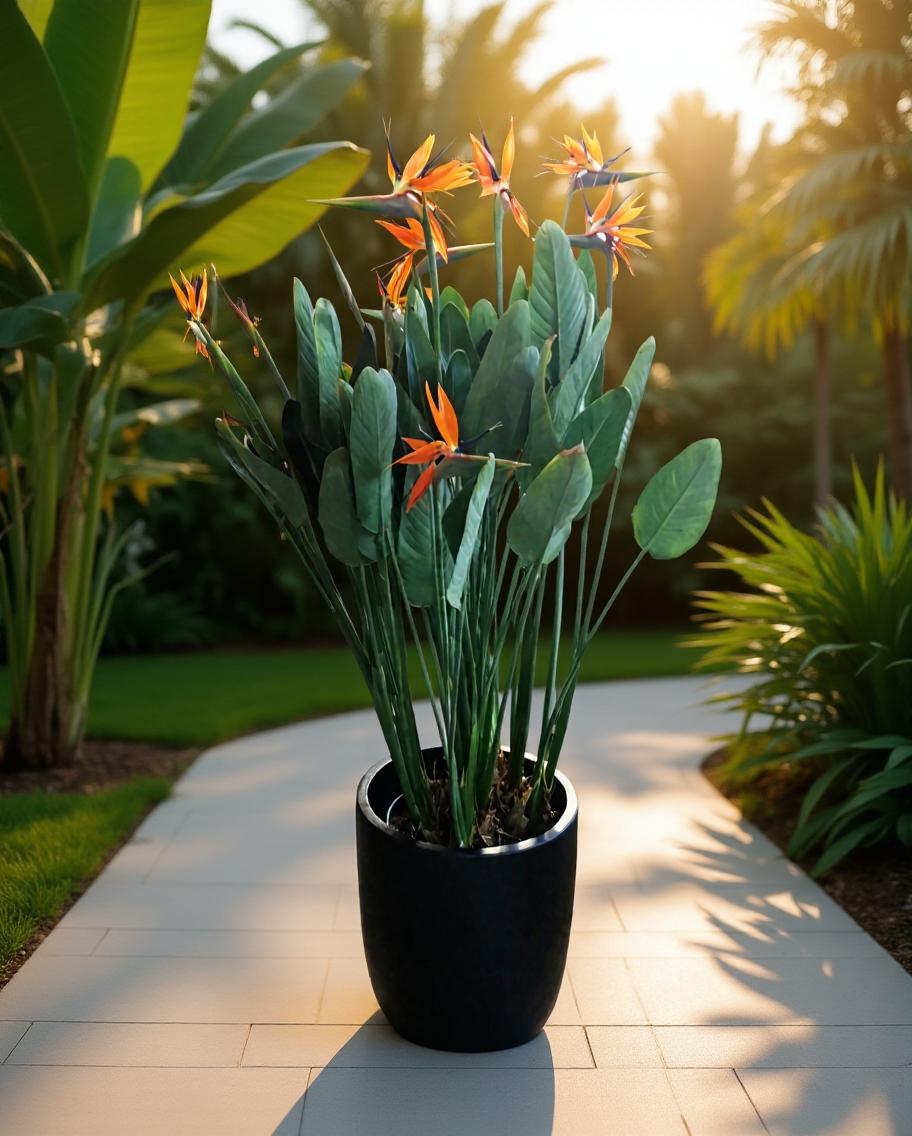 Strelitzia nicolai/reginae - Bird of Paradise flower