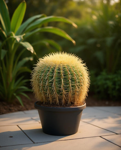 Echinocactus grusonii - Mother-in-law's chair cactus