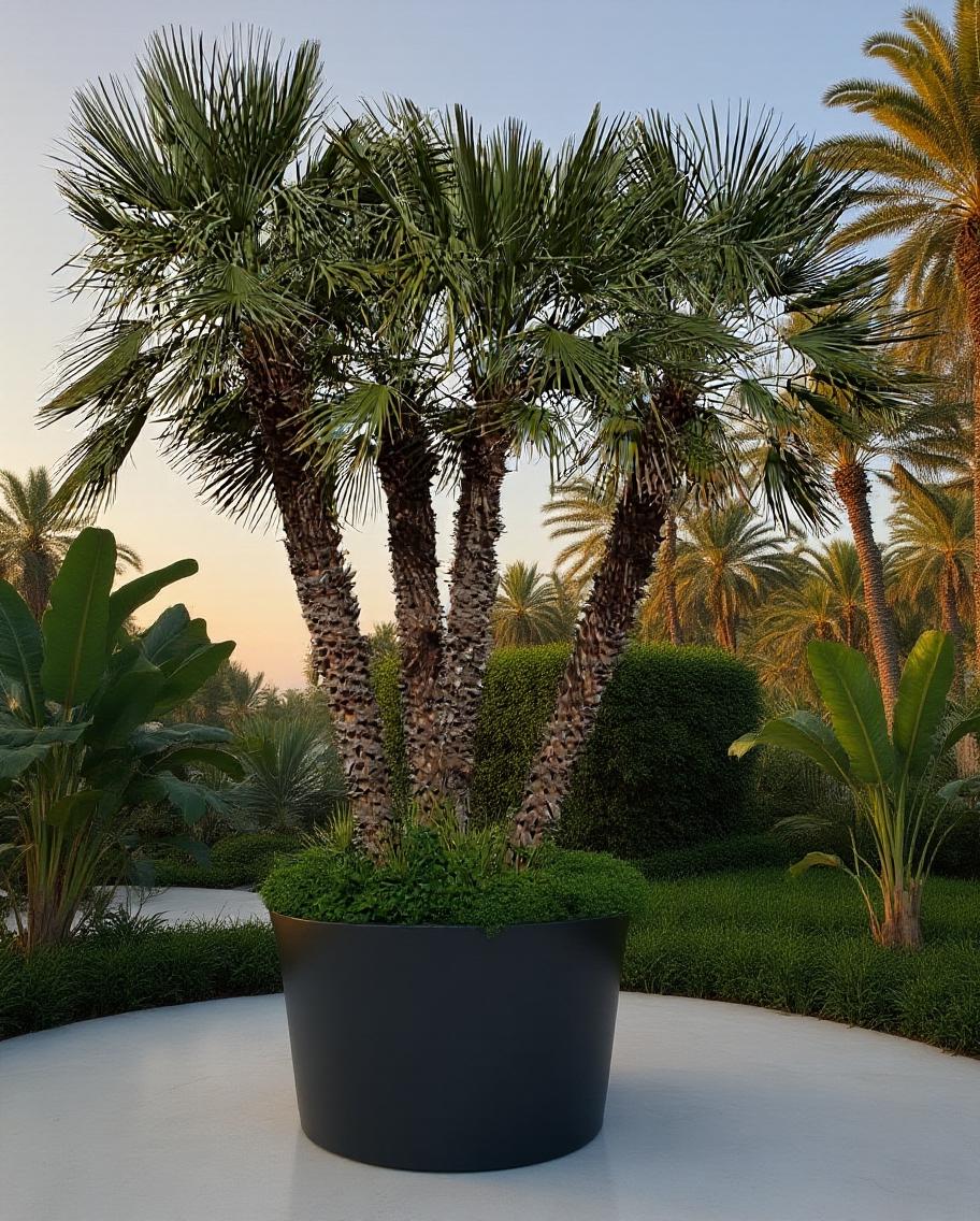 Chamaerops humilis - Europäische Zwergpalme