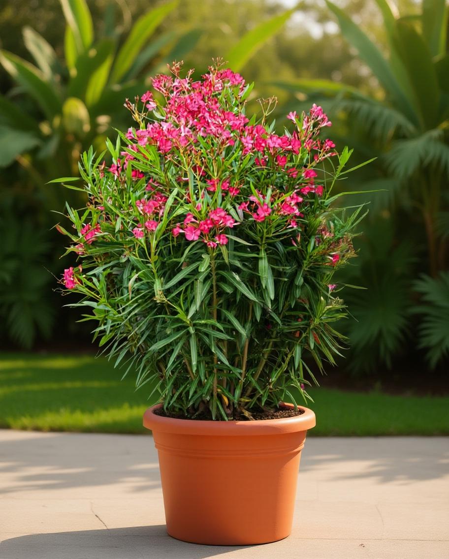 Nerium oleander - Oleanderplant - Verschillende Kleuren