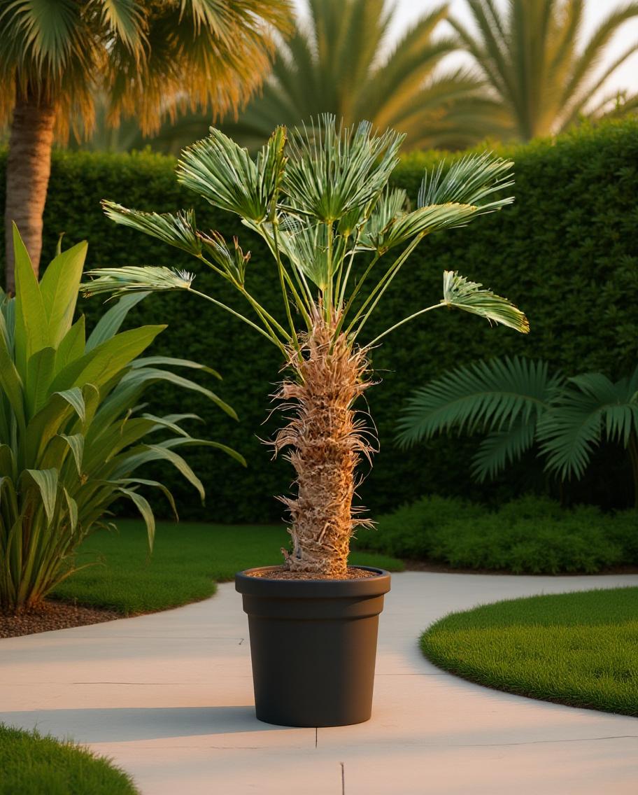 Trachycarpus wagnerianus - Chinese Waaierpalm